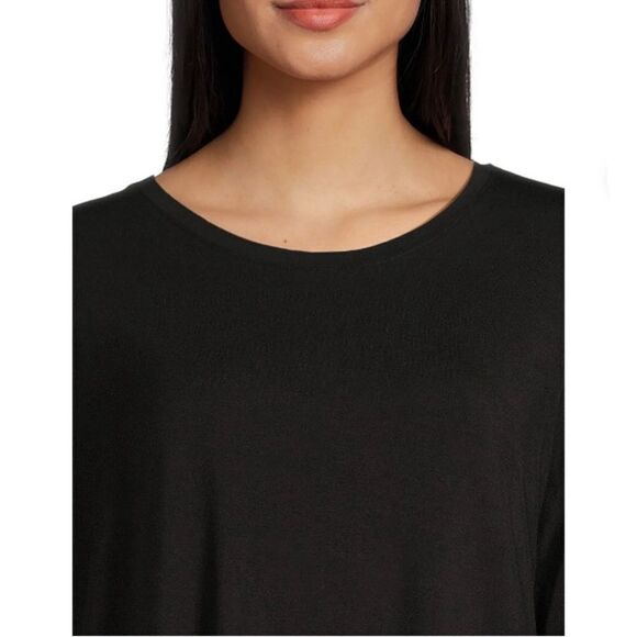 Elongated Soft Crewneck Tunic T-Shirts 2-Pack Size XL - Picture 8 of 12